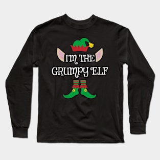 I'm The Grumpy Christmas XMas Elf Long Sleeve T-Shirt